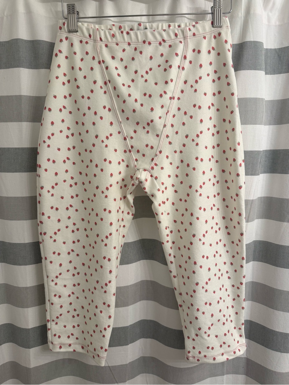 Frankies Bikinis x Gigi Hadid Terry Capri Pants Strawberry Print Size Large